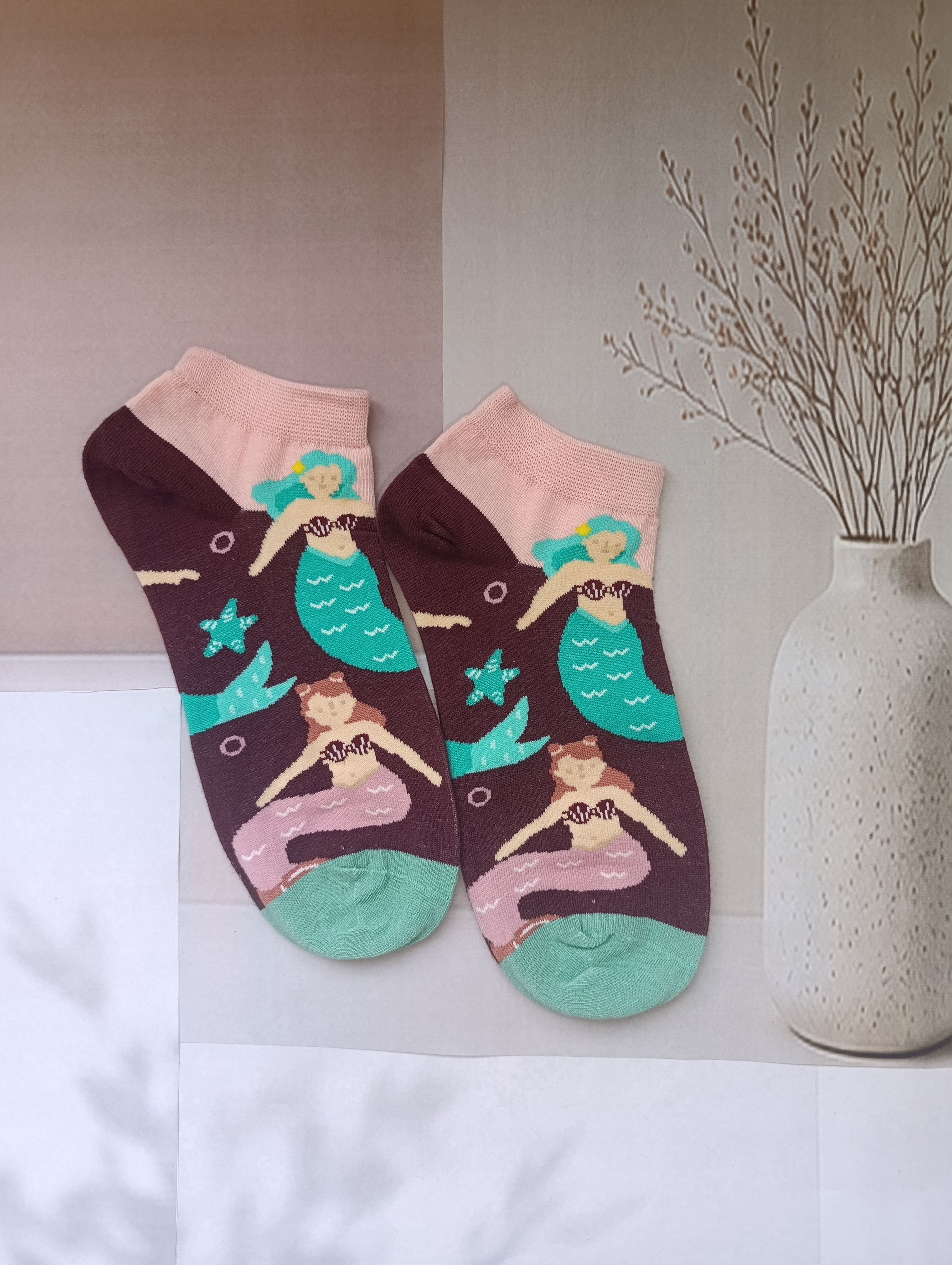 جوراب زنانه مچی طرح پری ماکسیو (MOXIAO)