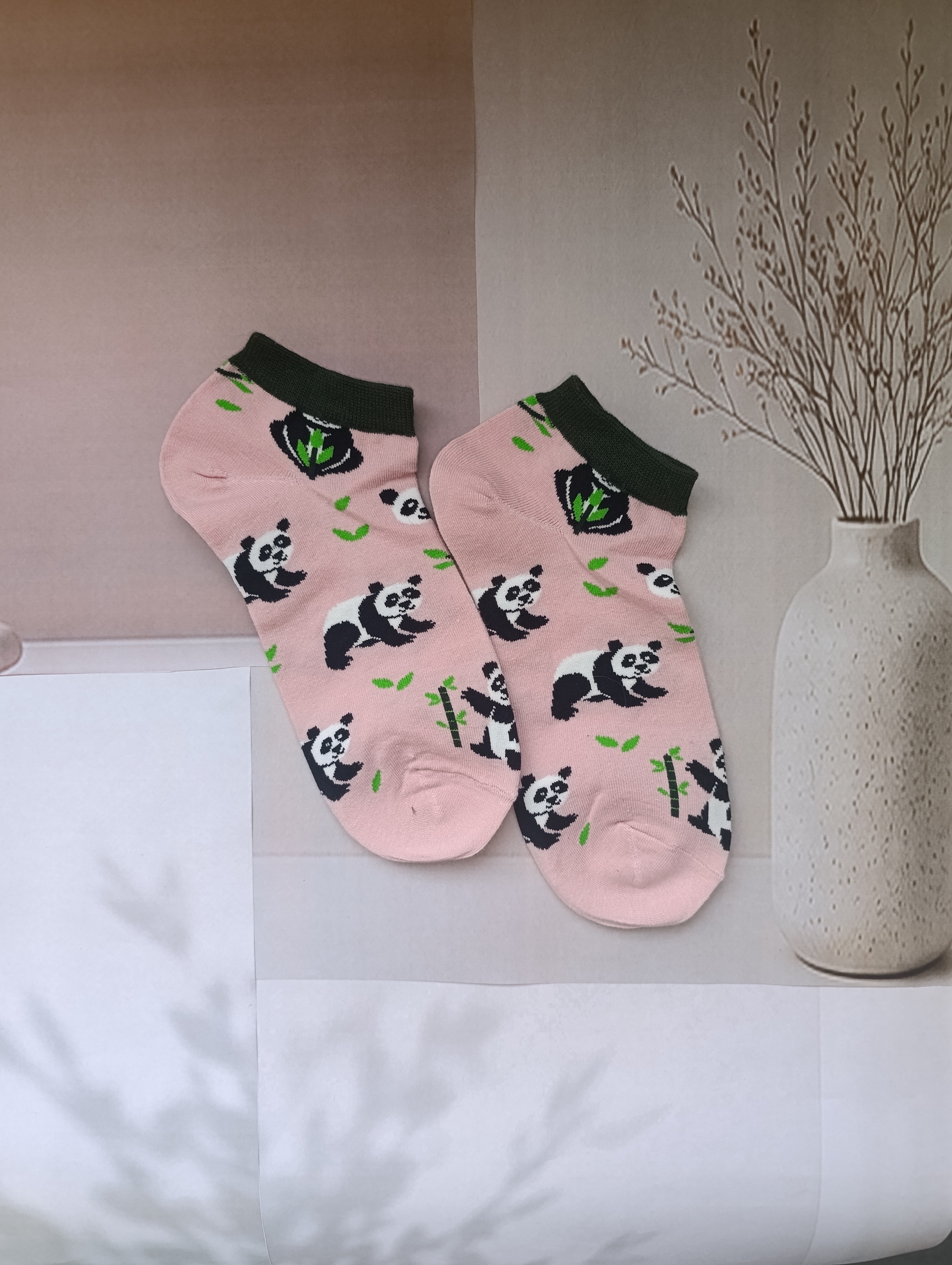 جوراب زنانه مچی طرح پاندا ماکسیو (MOXIAO)
